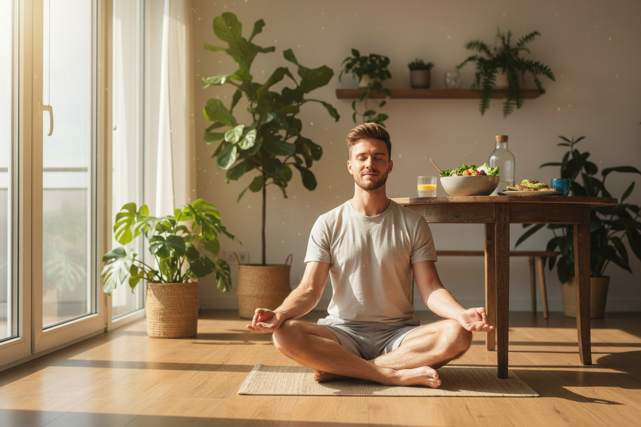 Healthy Lifestyle Banner - Male